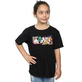 Marvel Girls Collage logo T-paita