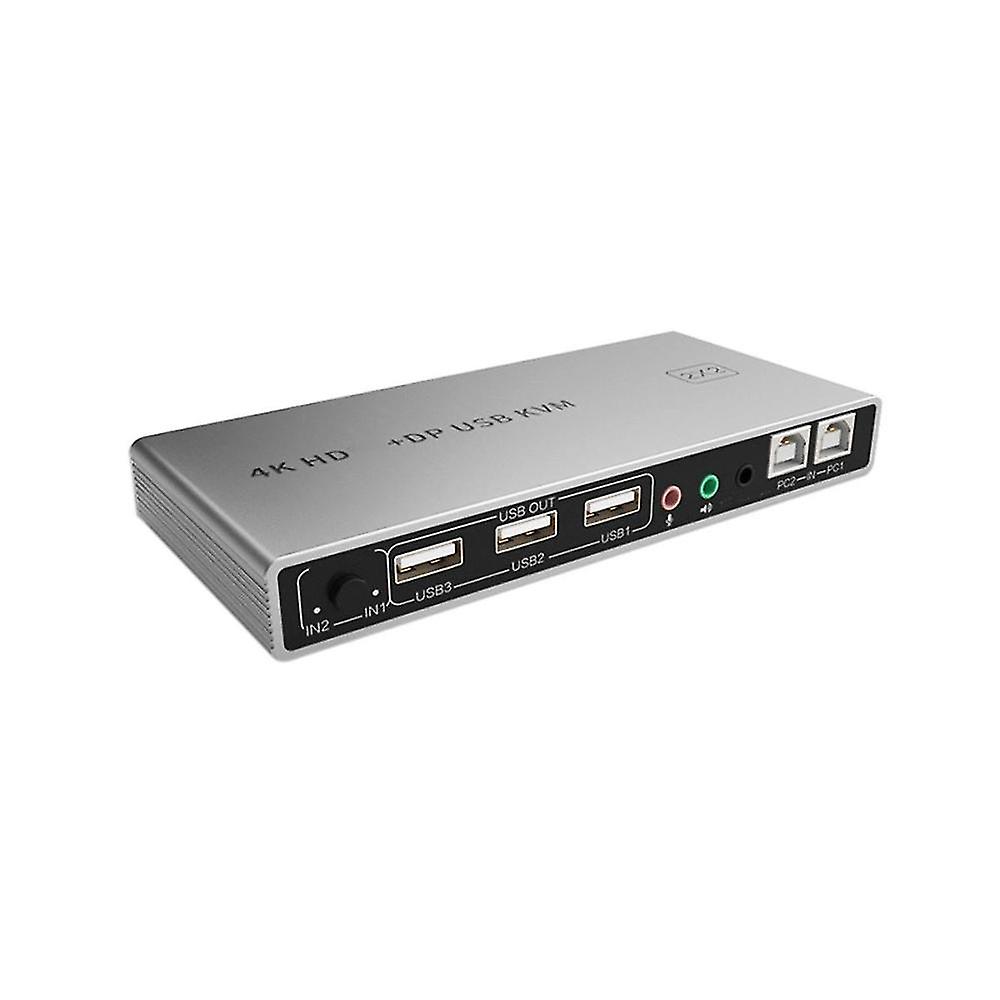 4k 60hz 2 In 2 Out Hd Dual Screen Switcher 2 Pc Switching 2 Monitors For Computer Tv Projector Fast