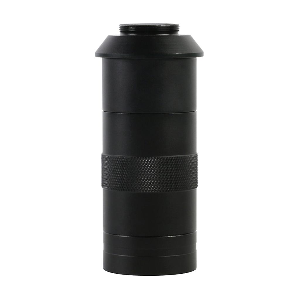 Ensemble de microscope à zoom à zoom à lentille à monture C de grossissement 100X