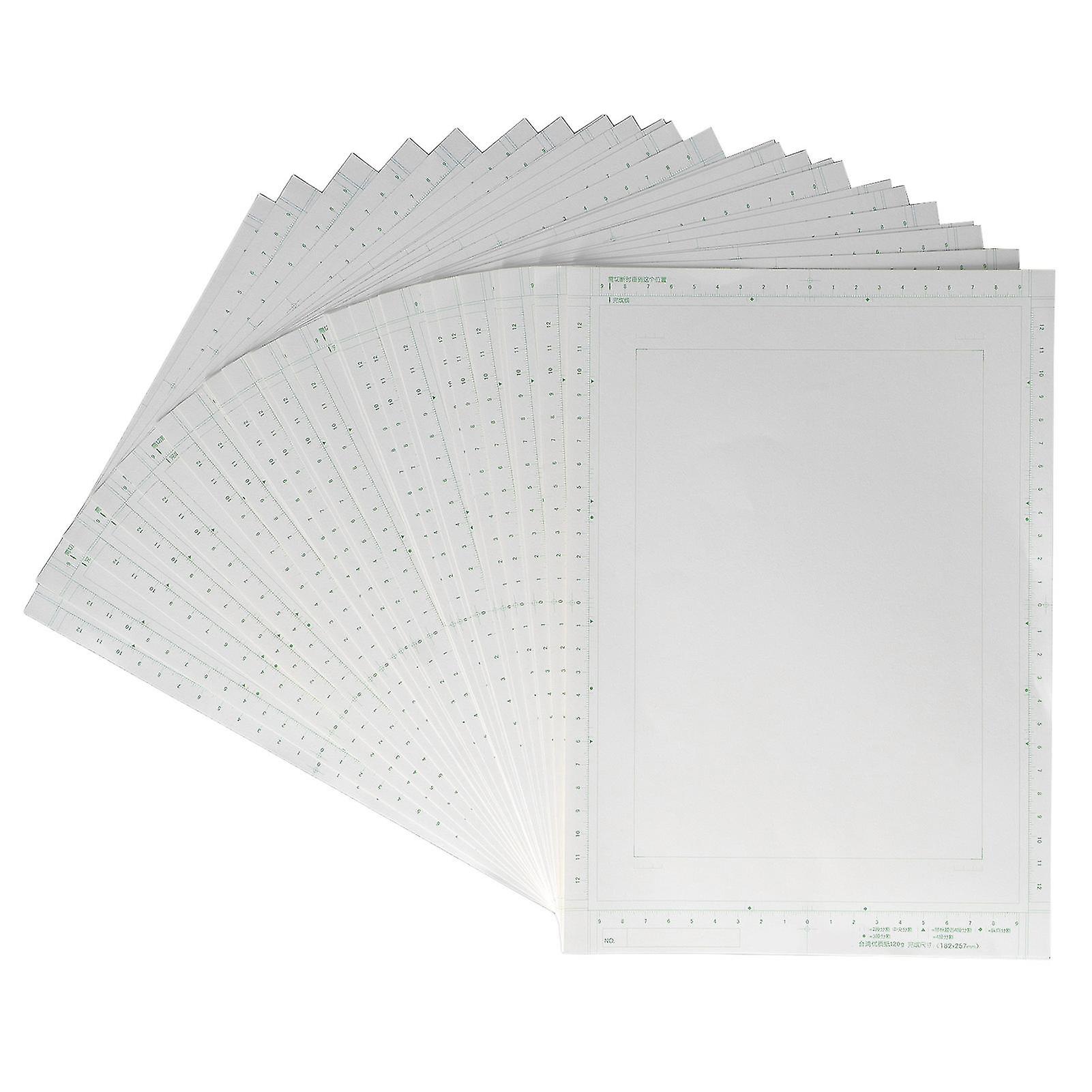 Drawing Paper Glue Treatment Clear Scale Small Volume Light Weight Scale Label Sketch Paper