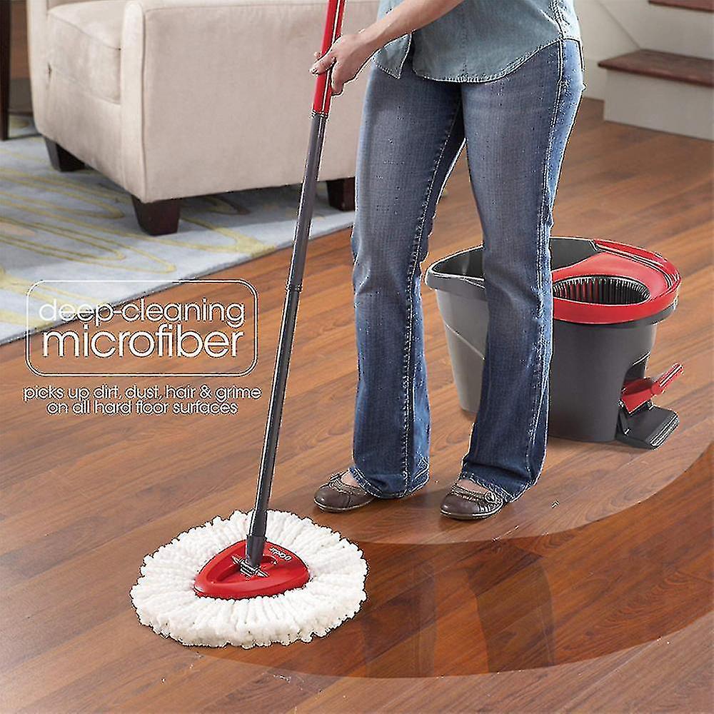 2 Pack Compatible with Vileda Mop Head Replacement, Compatible with 2-in-1 Turbo Triangle Spin Micro