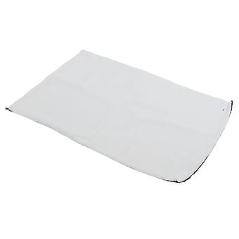Pet Varme Pad Non Slip Avtakbar Isolasjon Varmt teppe for Pet House Dog Kennel (hvit 90x64cm)