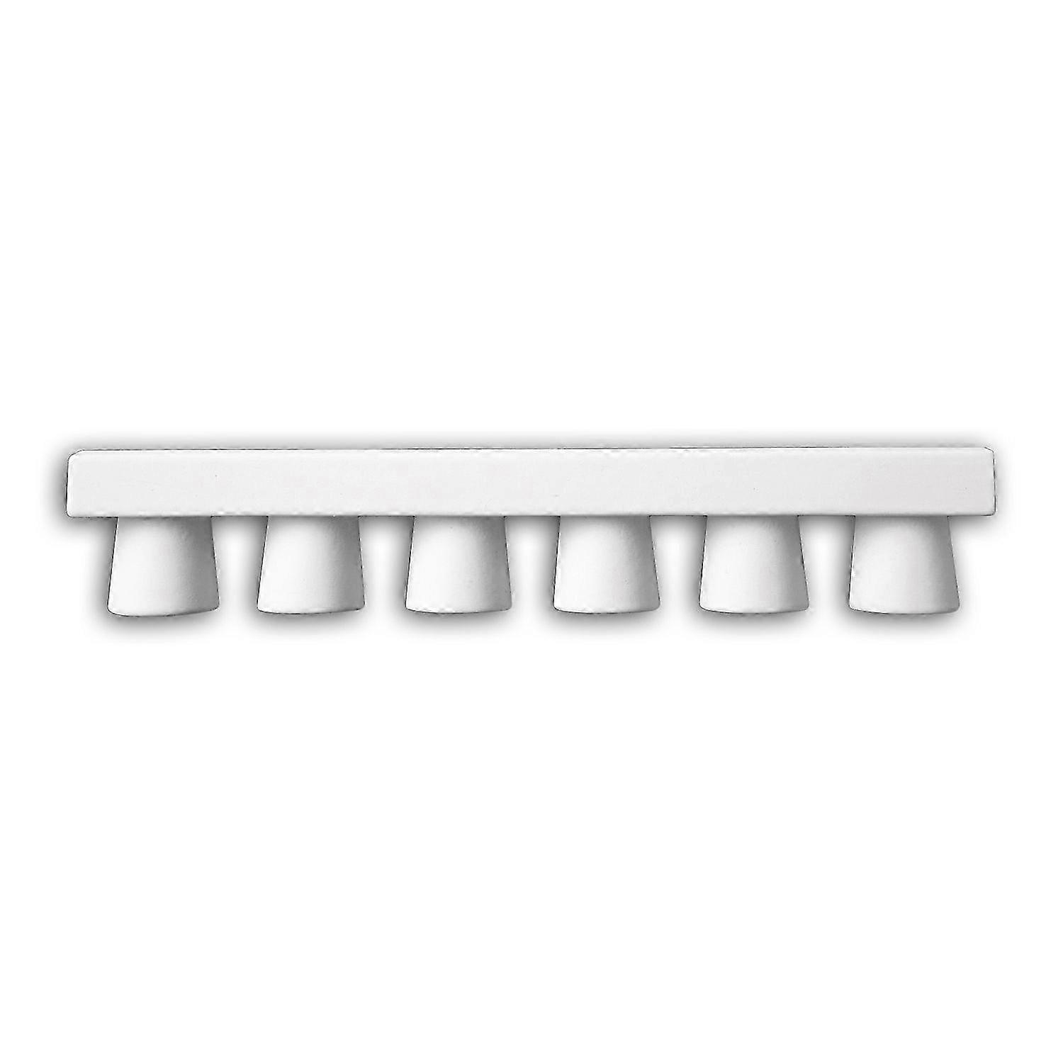 e-Delux GmbH 1 x Regula 437101 Profhome 12 cm x 0,8 cm x 1,9 cm blanc Mousse de polyuréthane rigide prétraité léger, solide, indéformable