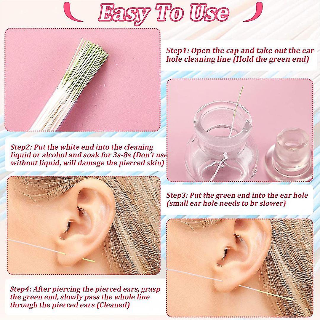 New Piercing Cleaning Ear Lobe Piercing Piercing Care What To Do