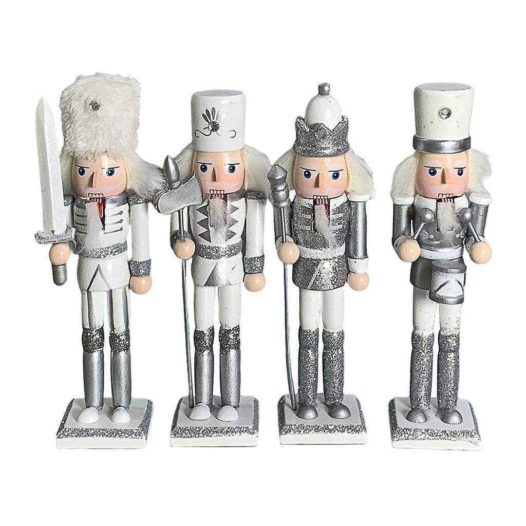 Nutcracker Puppet 18cm Traditional Desktop Ornaments for Festival Christmas