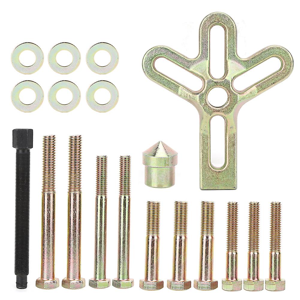 Steering wheel puller tool set for auto repair and maintenance