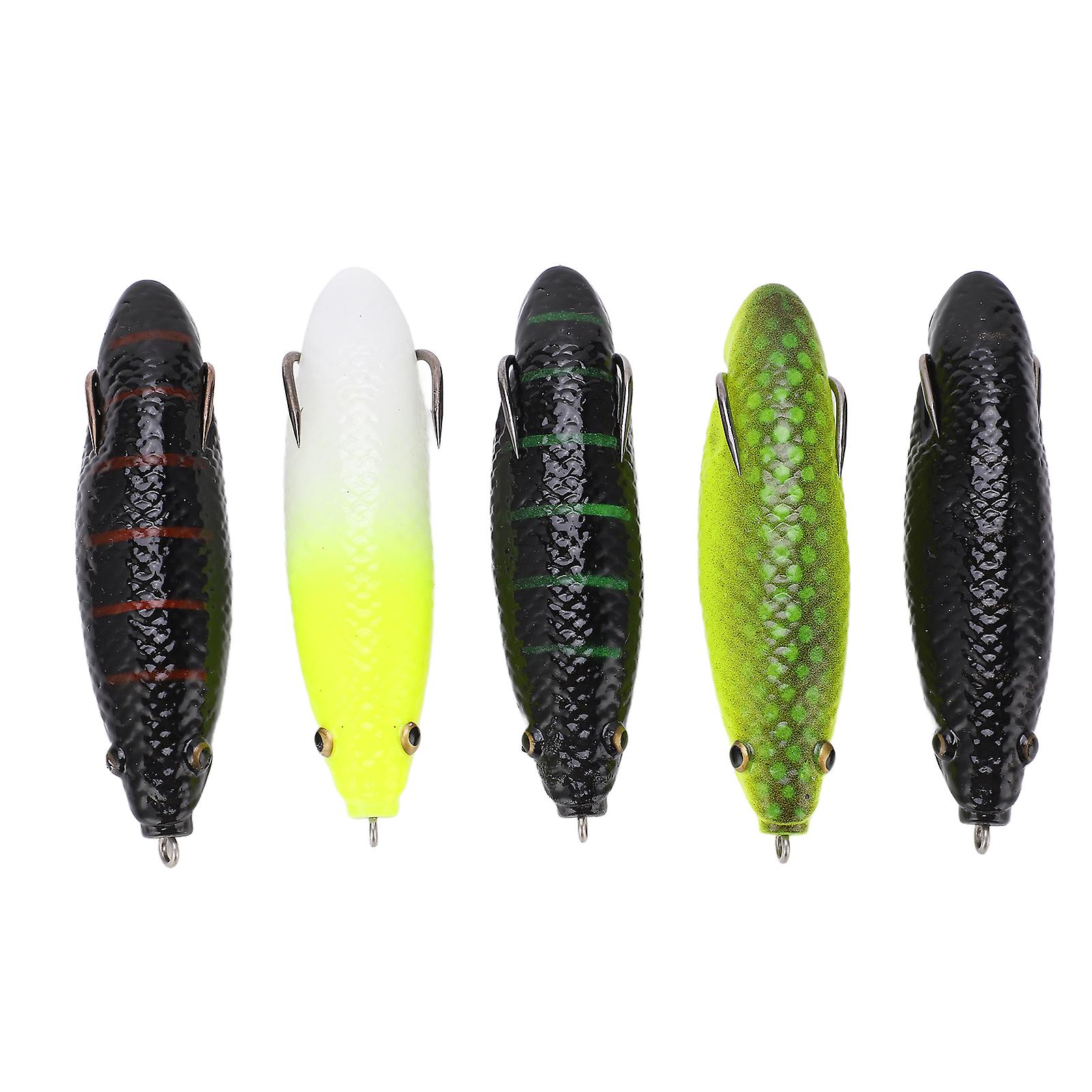 5pcs Artificial Frog Lures Fishing Tackle Accessories for River Banks