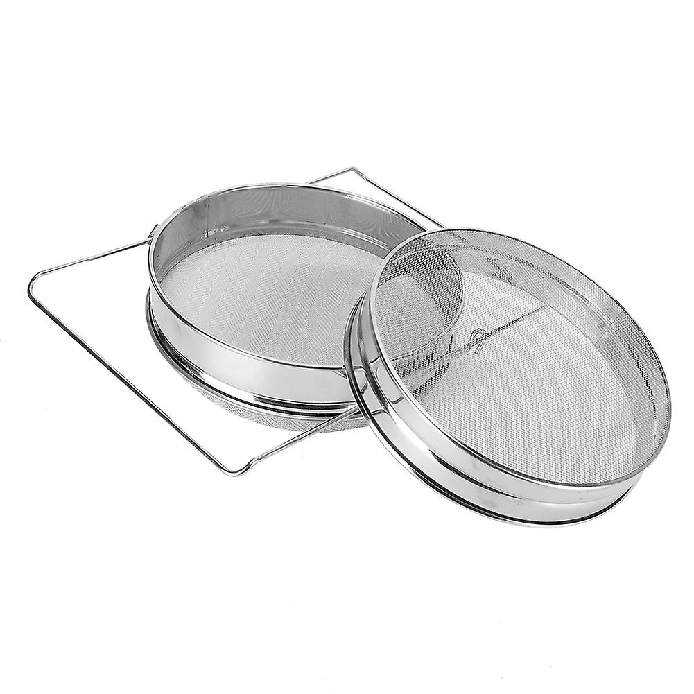 Double Sieve Honey Strainer Stainless Steel Beekeeping Tool