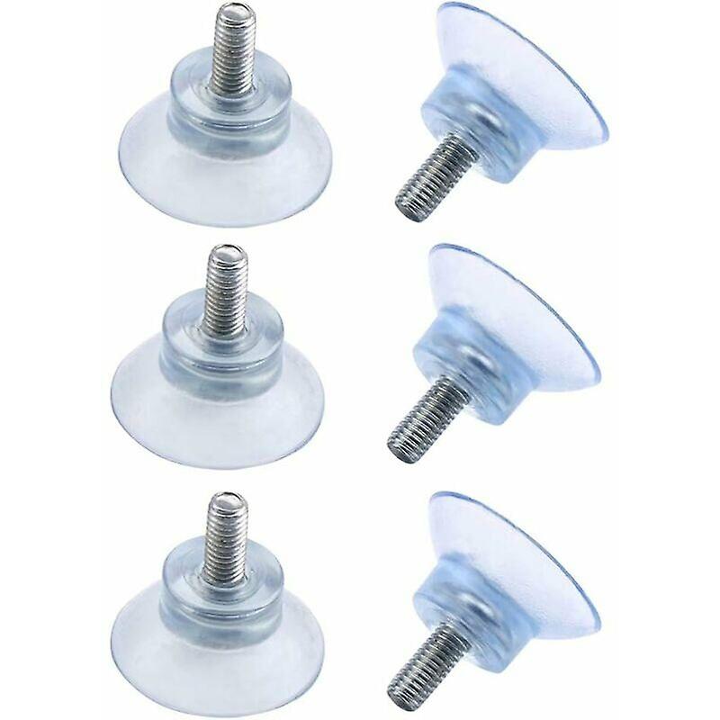 Suction cups  30 mm with M6x15mm thread6Pcs