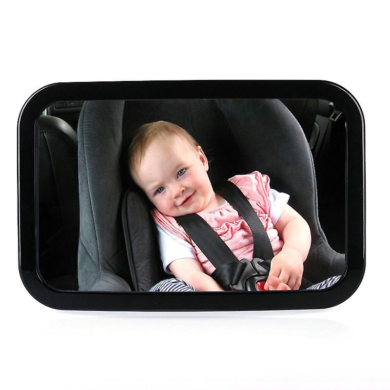 Baby Car Mirror, Baby Watch Mirror for Back Seat, Baby Car Mirror with 360° Rotation Adjustable Elastic Straps