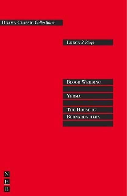 Lorca Three Plays by Federico Garcia Lorca Paperback