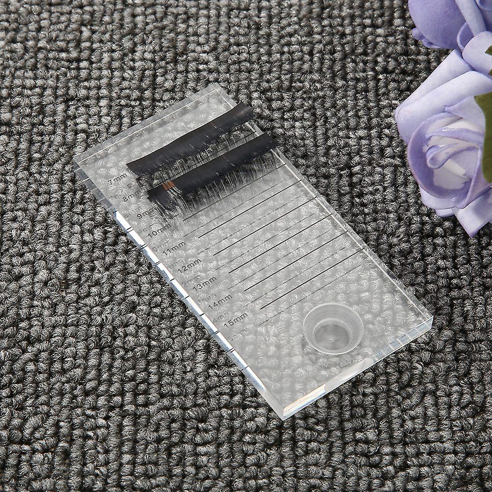 False Eyelash Extension Stand Holder Palette with Glue Ring 10x5cm