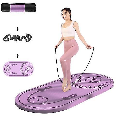 Jump Rope Mat Fitness Mat, Αντιολισθητικά Πατάκια Προπόνησης