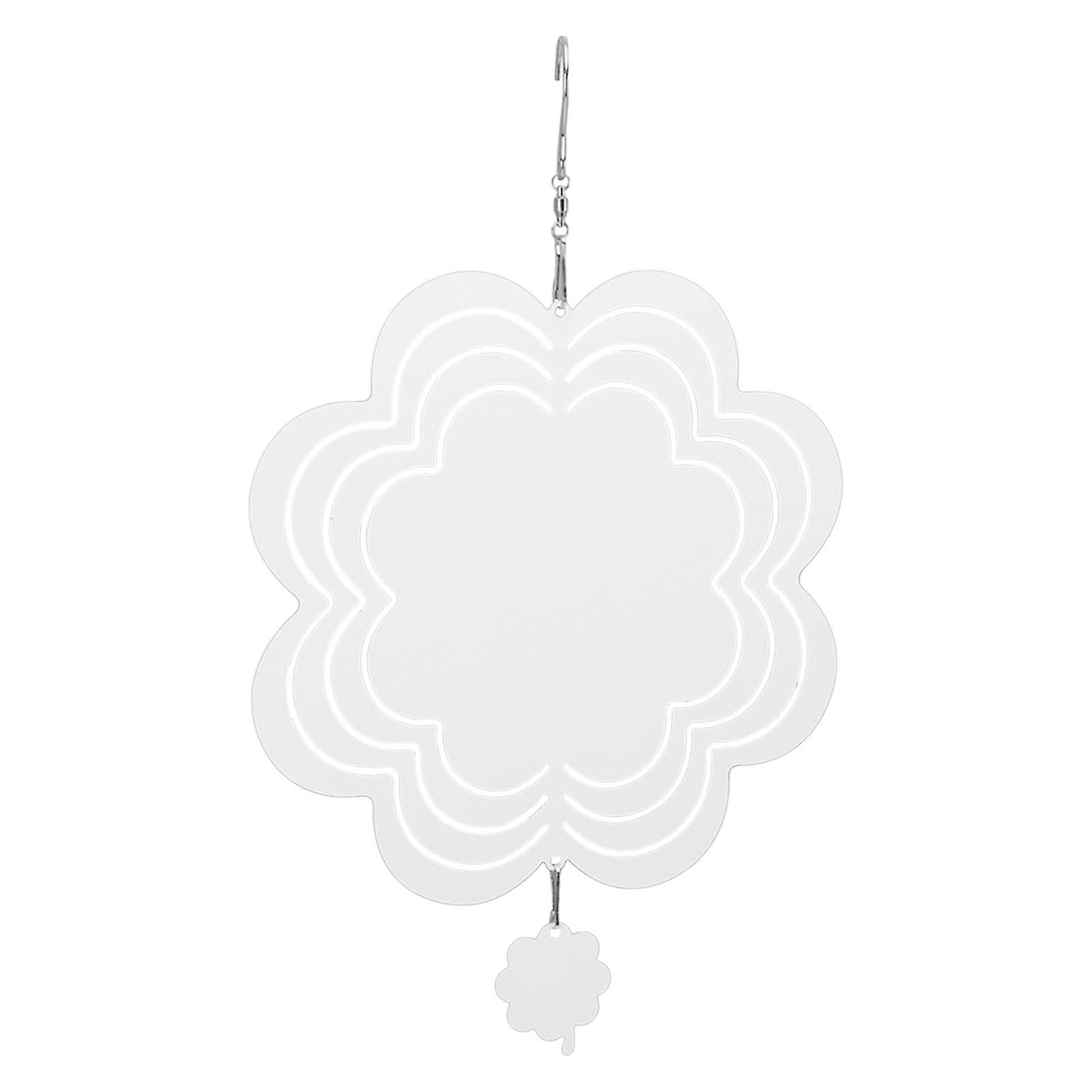 GPB DIY Sublimation Wind Chime Aluminum Blank Wind Chimes Hanging Pendant for Outdoor Garden Courtyard Decoration 200x200x1mm