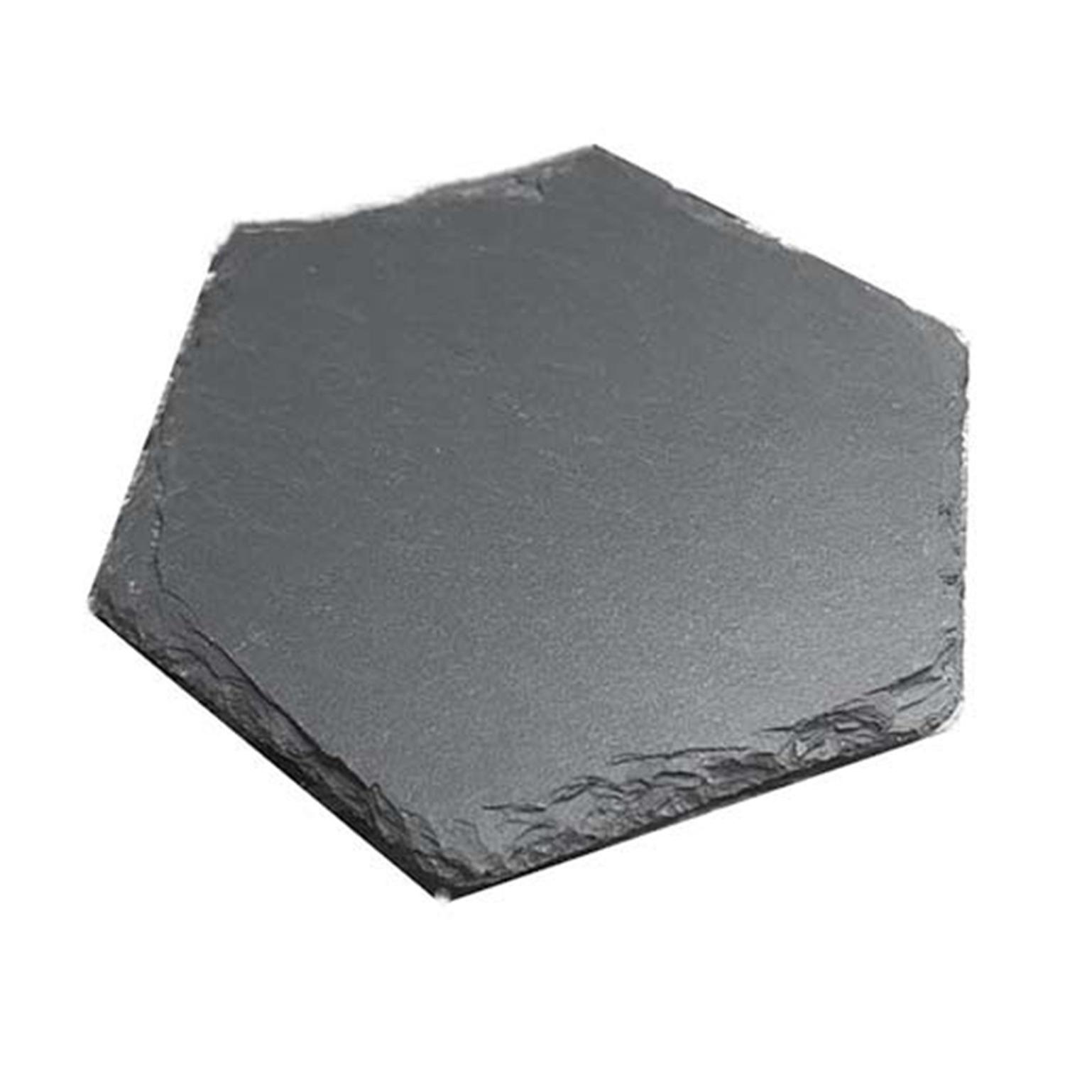Table Coaster Decorative Stable Anti-scalding Reusable Home Cafe Restaurant Slate Stone Drink Coaste