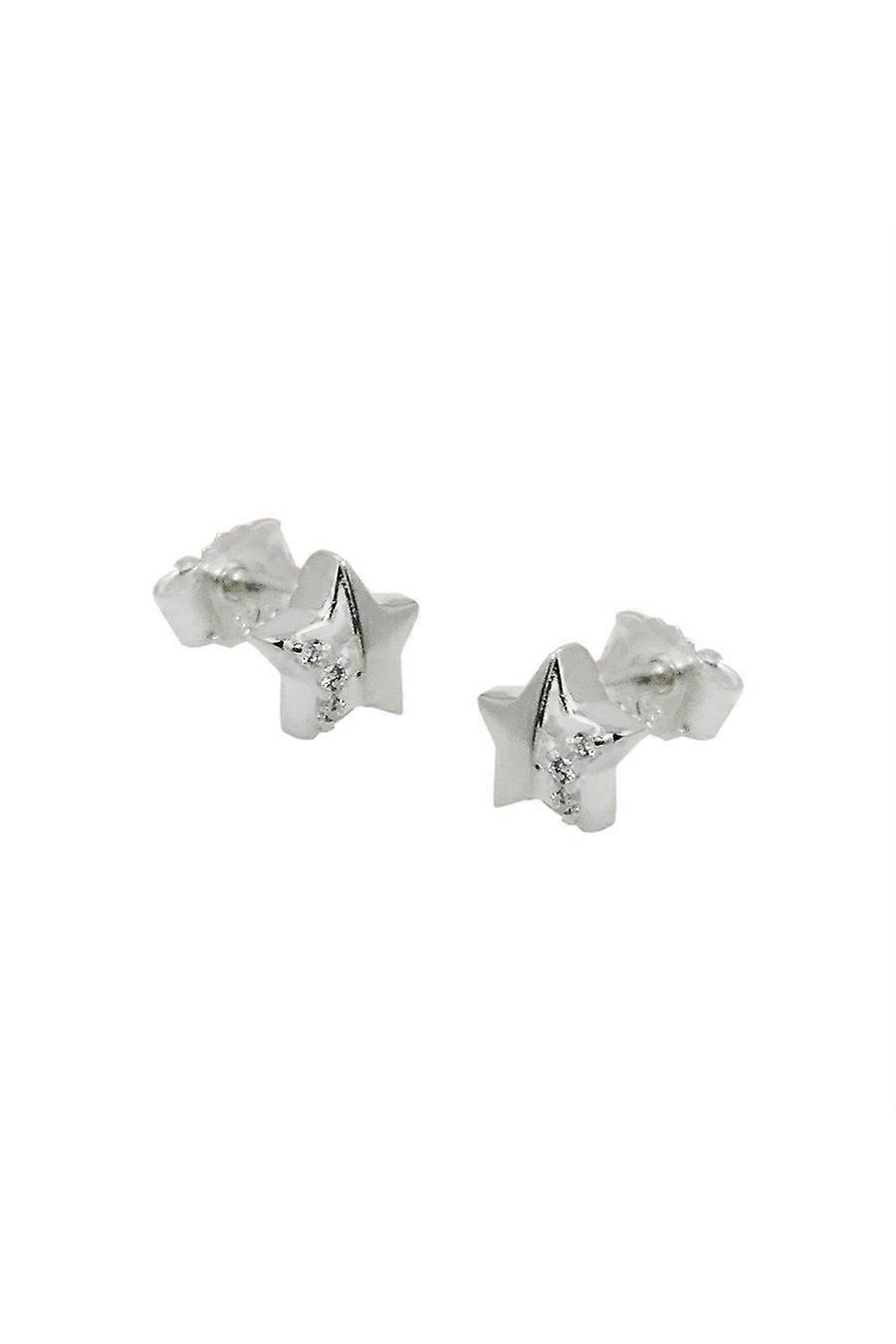 Earrings Studs Star Zirconia Silver 925 - Gl93655
