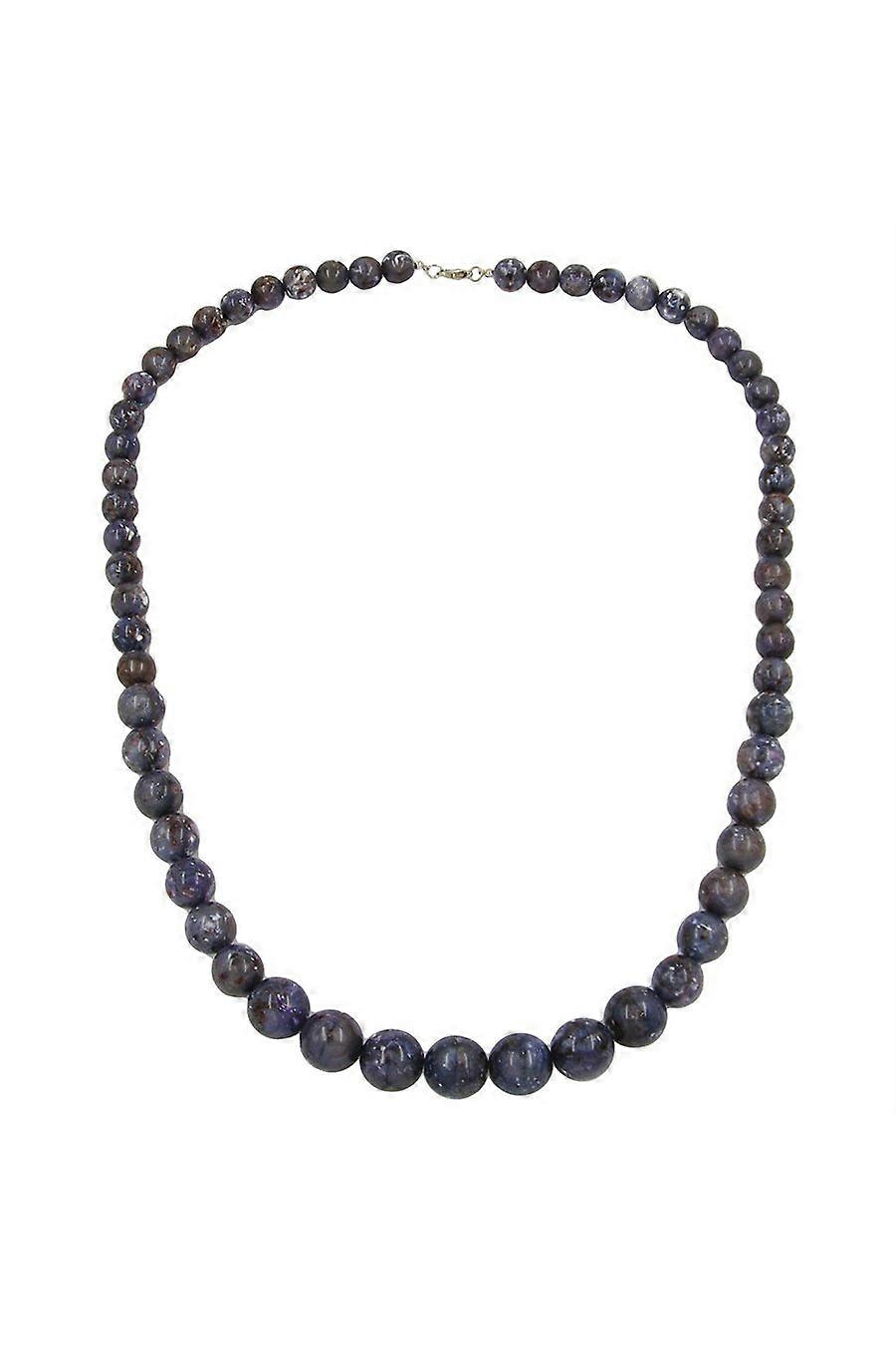 Necklace Beads Grey/ Lilac - Gl02089