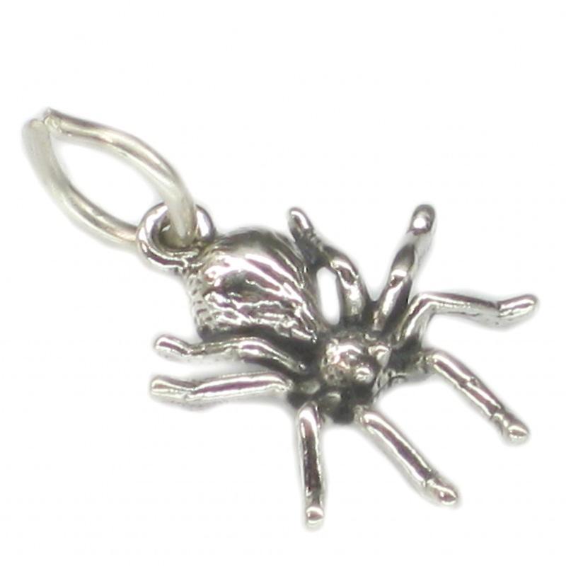 Spider Tiny Sterling Silver Charm .925 X1 Spiders - Arachnid Charms
