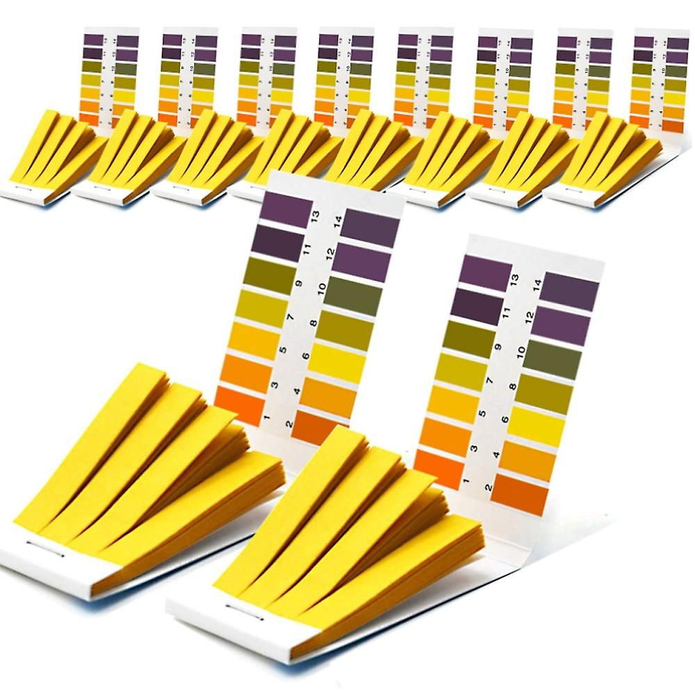 PH Test Strips 800 Strips, Professional Universal pH.1-14 Test Strips with Storage Box and Test Drop