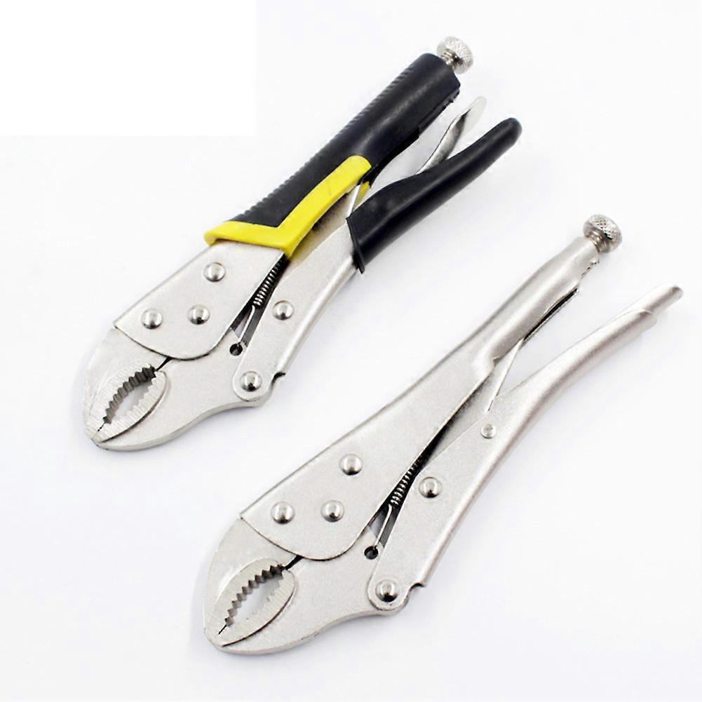 10" Locking Pliers Round Nose Welding Tool Vise Grip Pliers Multifunction Hand Tool