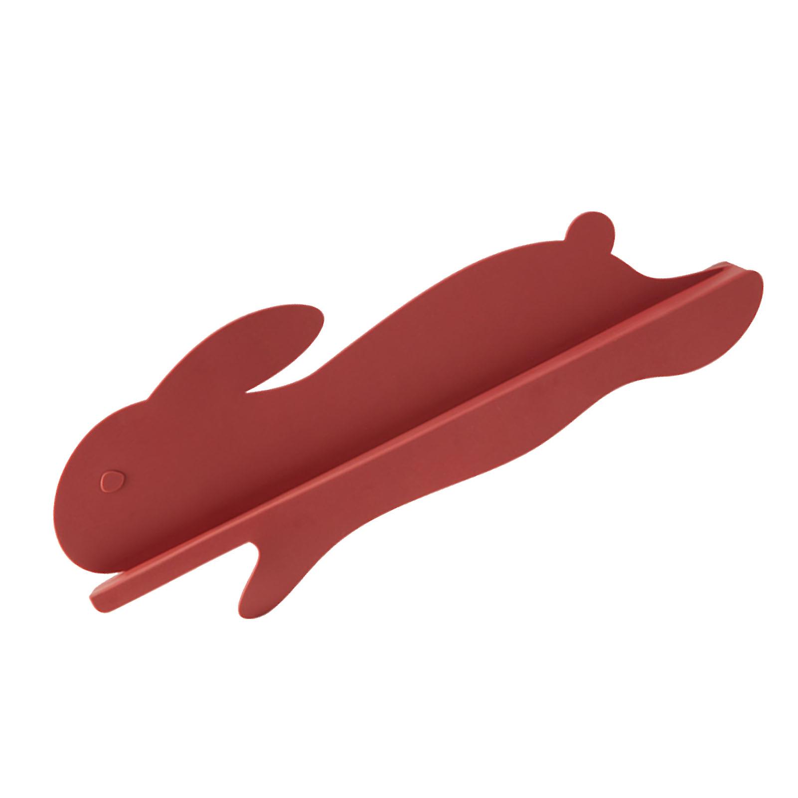 Versatile Large Silicone Sink Splash Guard with Suction Cups Deep Red