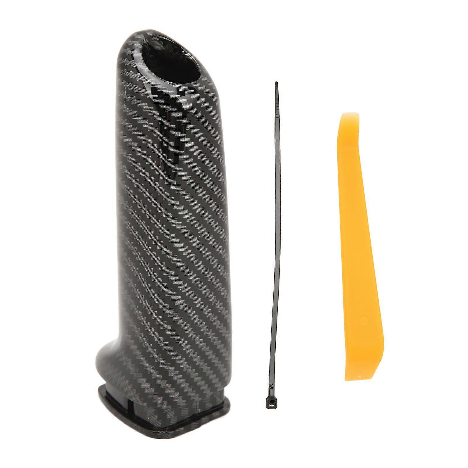 Front Handbrake Brake Handle Cover Carbon Fiber Look Replacement For E46 E60 E90 E92 F30