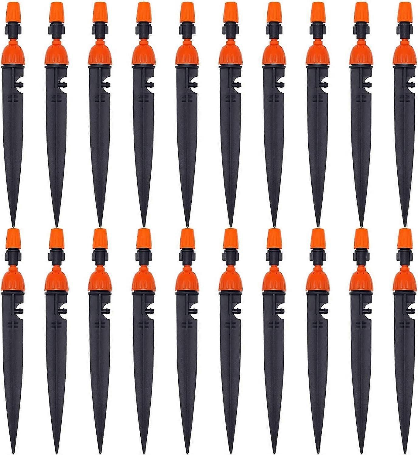 20 Adjustable Drip Irrigation Nozzle Garden Plant Irrigation Nozzle 360 Degree Dripper Atomizer Cooling/Irrigation Equipment