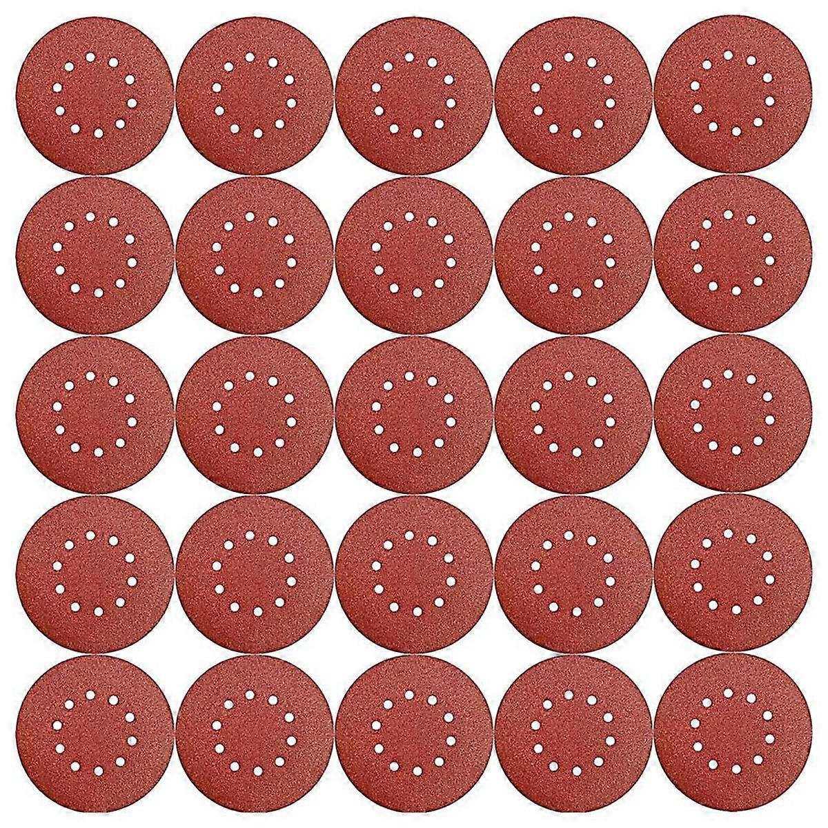 50Pack 9Inch 10Hole 40 Grit Hook-And-Loop Drywall Sandpaper - Aluminum Oxide Sanding Disc for 9inch