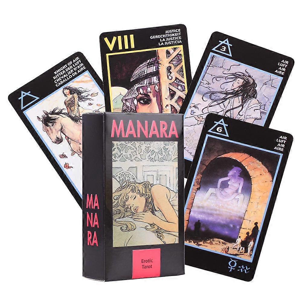 High Quality 12 * 7cm Tarot Card Multiplayer Party Game Family Game Interesting Board Game Divination Gift With Guide Book