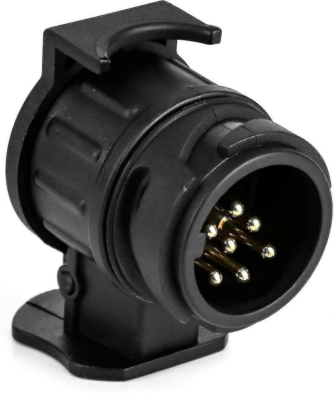 13 Pin To 7 Pin Tow Adapter, 12v Waterproof Trailer Socket Converter Connector For Caravan Trailer