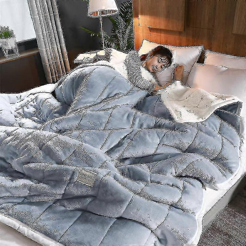 Warm Blanket Quilt Heavy Winter Wool Adult Thickened Warm Winter