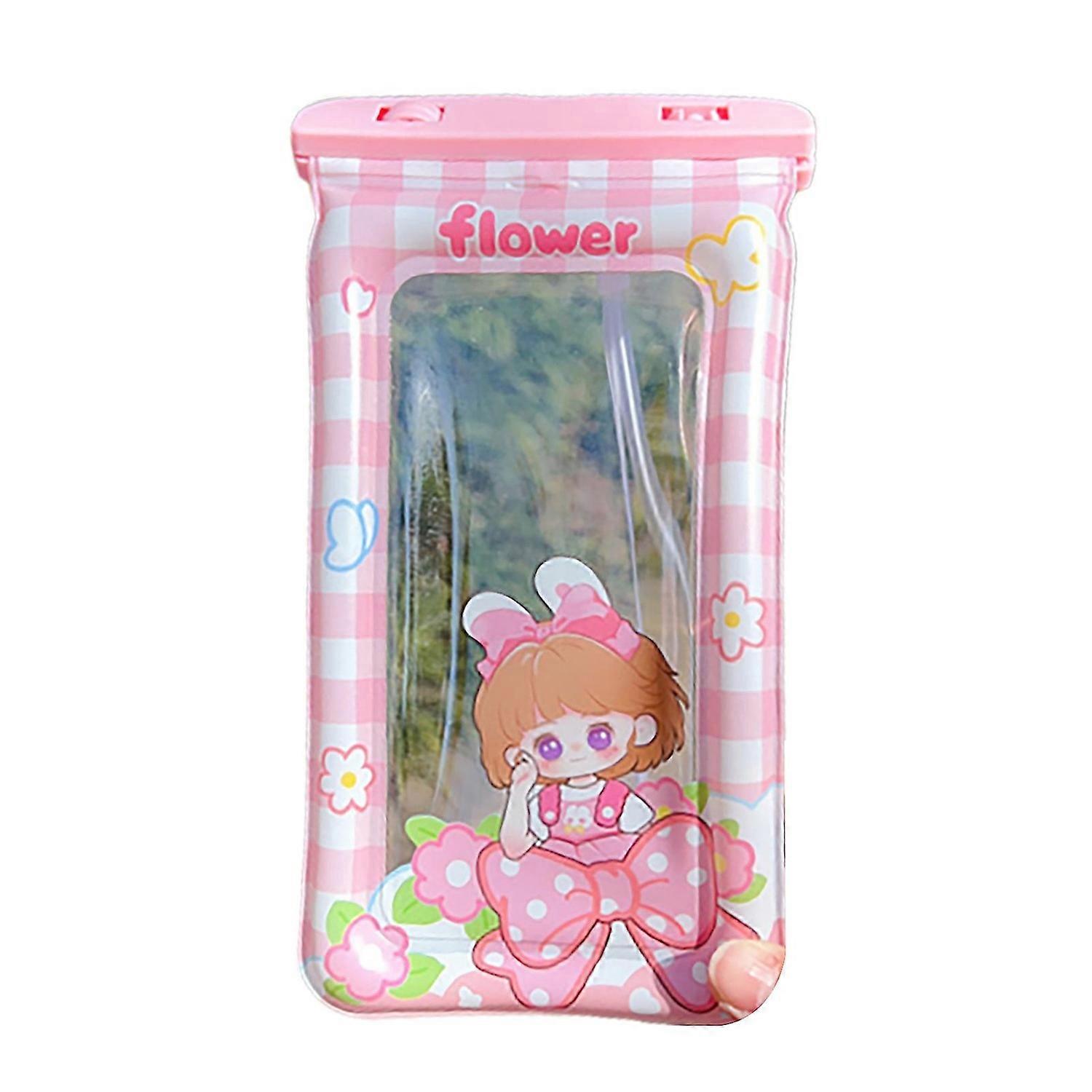 Waterproof Touchscreen Phone Bag Cute Transparent PVC Airtight Protection Sensitive Screen Slide Swi