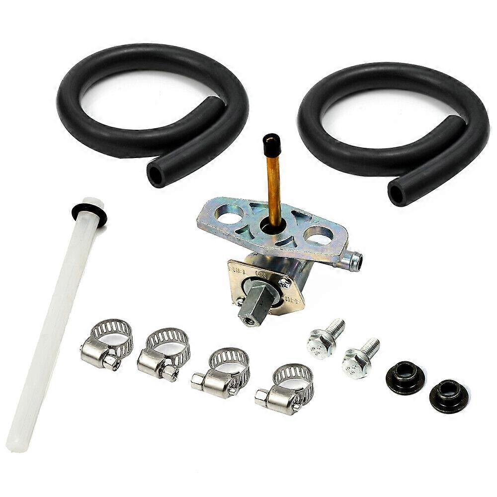 Fuel Gas Tank Petcock Valve Switch & Oil Fuel Filter for Rancher TRX350 Recon TRX250 1999-2020