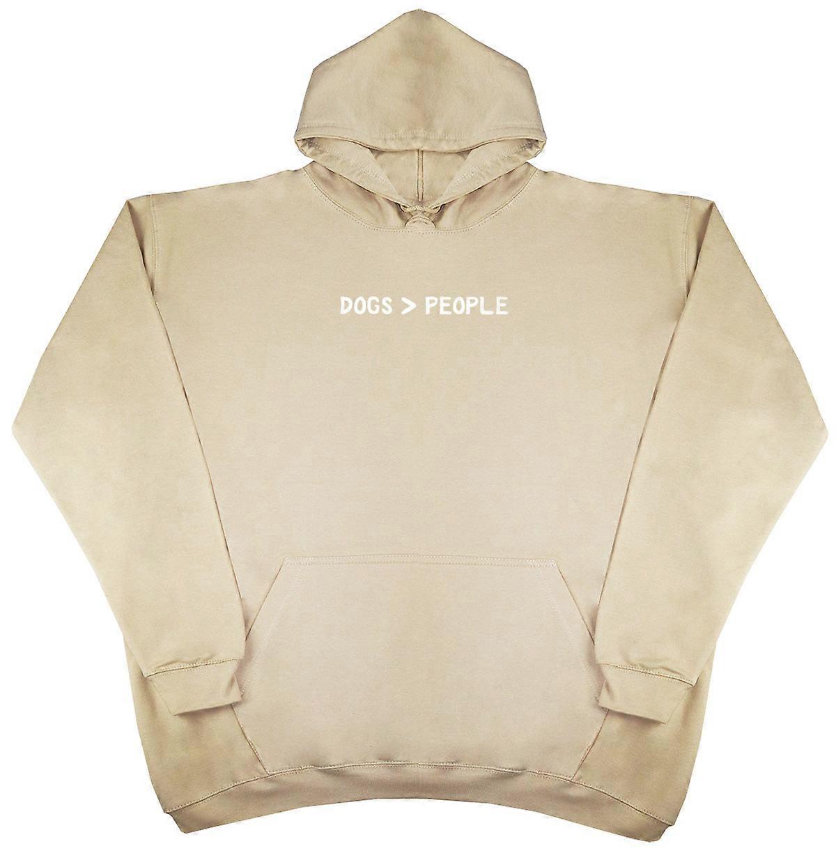 Dogs Are Greater Than People - New Style - Oversized Comfy Hoody