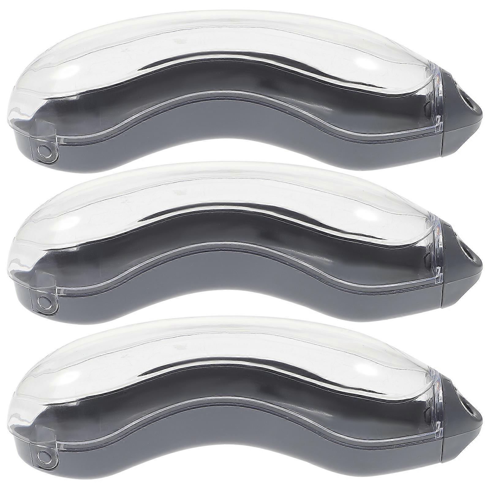 3Pcs Swimming Goggle Cases Swim Goggle Boxes Plastic Goggle Boxes Storage Cases (K20)