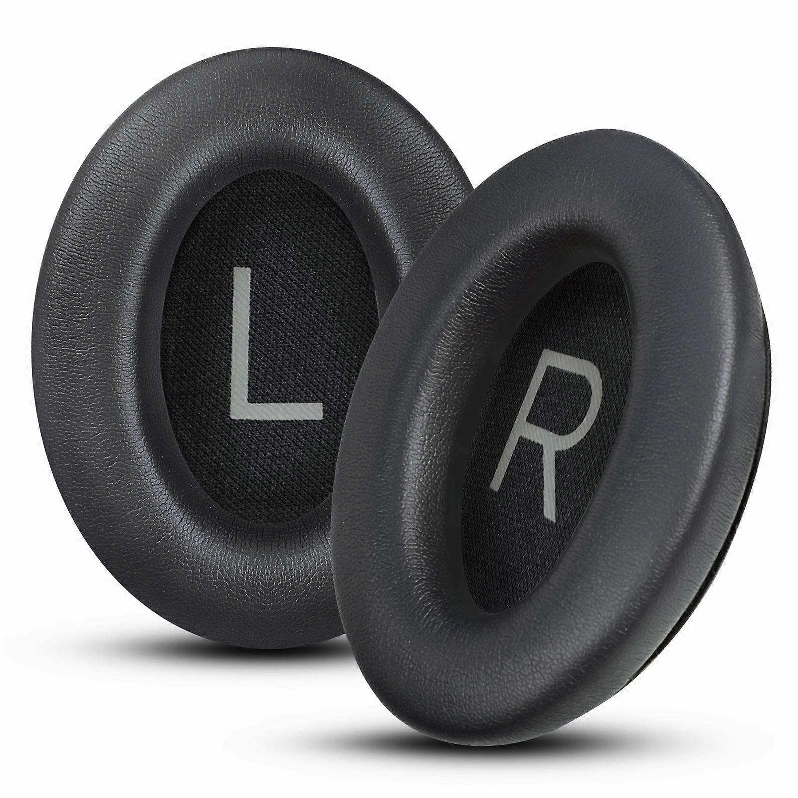 For BOSE QC45 1pair Headphone Sponge Earmuff Leather Cover