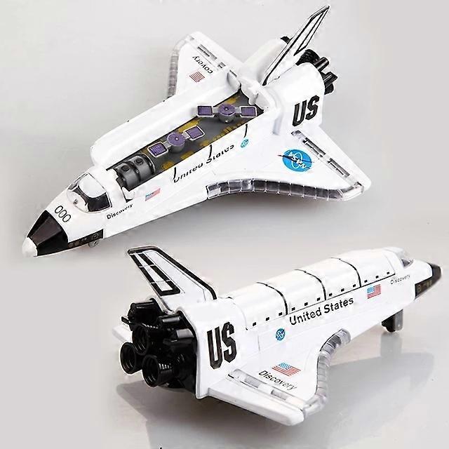 Mini Columbia OV-102 Space Shuttle Alloy Plane Diecast Model Toy Light And Sound Shuttles Simulation Collection Gifts Toys Boys