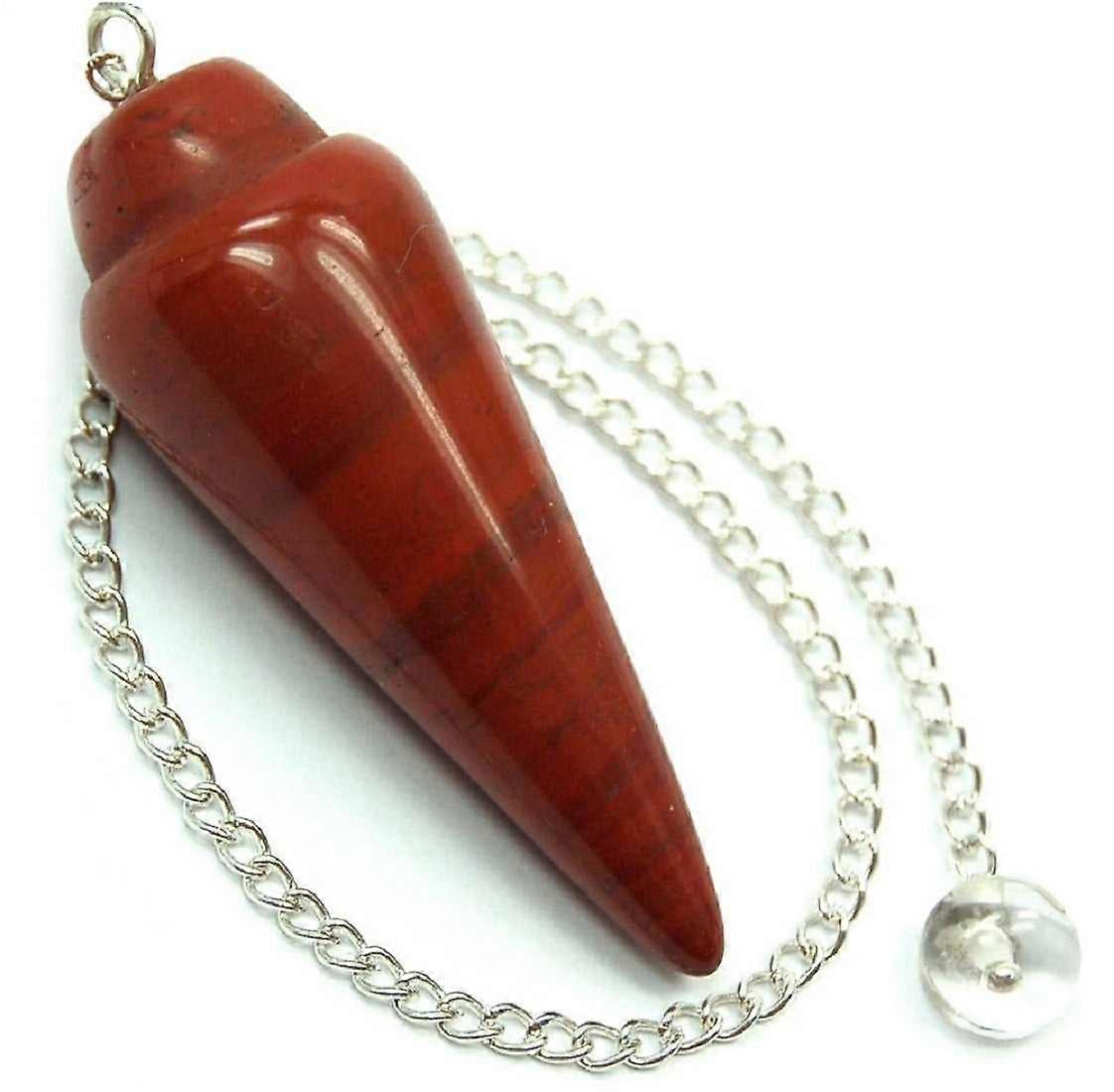 Grounding Red Jasper Cone Pendulum for Divination