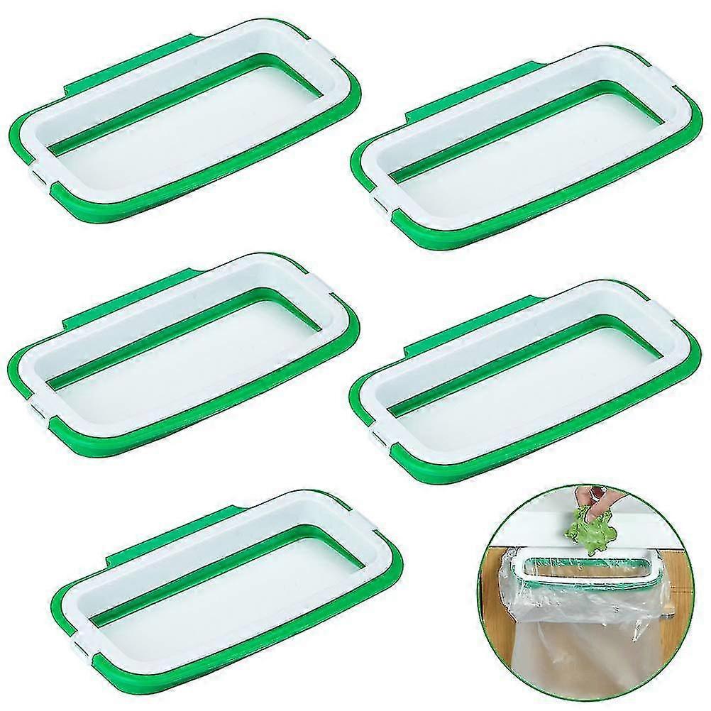 5 Pcs Portable Trash Bag Holder Hanging Trash Garbage Bag Holder