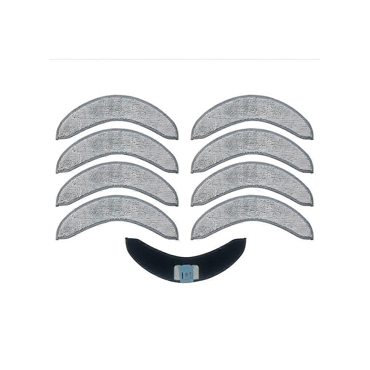 9pcs Replacement Mop Pads For Combo J7+ Robot Vacuum Microfiber Washable Reusable Mopping Cloth