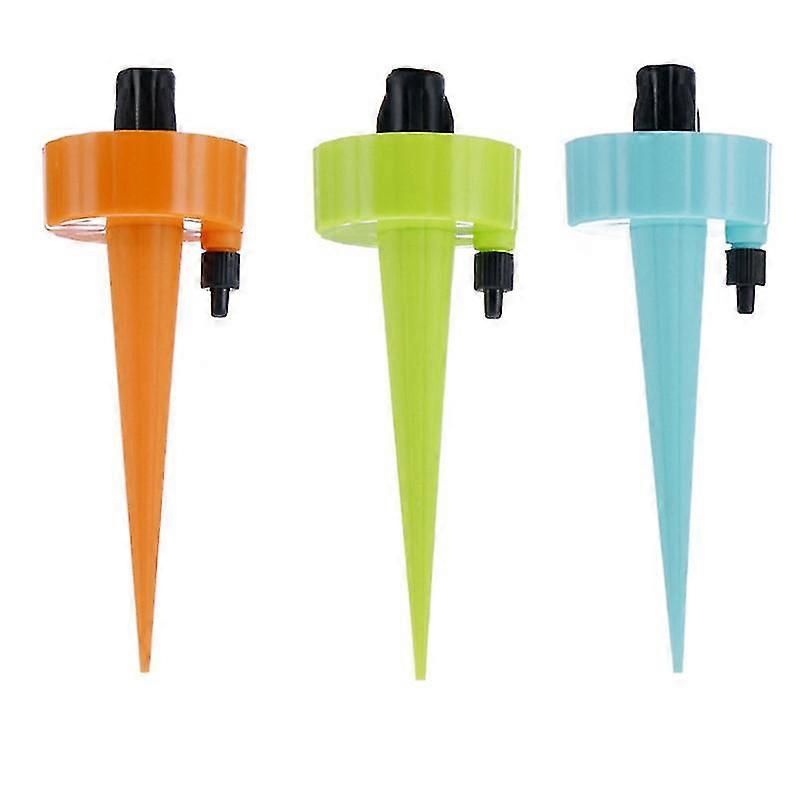 Adjustable Self Watering Spikes - New Upgrade Plant Spikes System Plant Watering Devices With Slow Release Control Valve Switch Self Irrigation Wateri