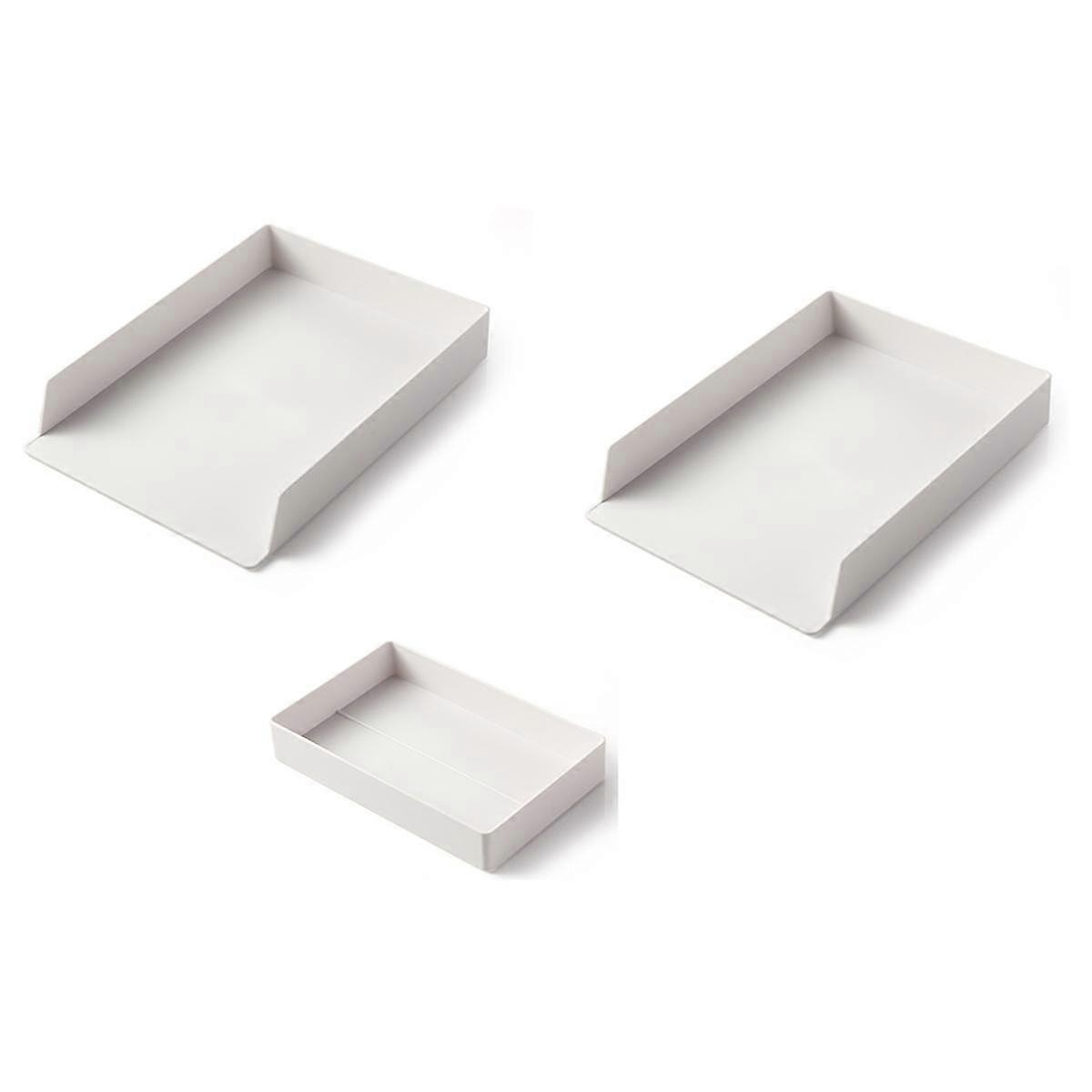 Stackable Storage Box Desktop Shelf Tray Storage Box Tray