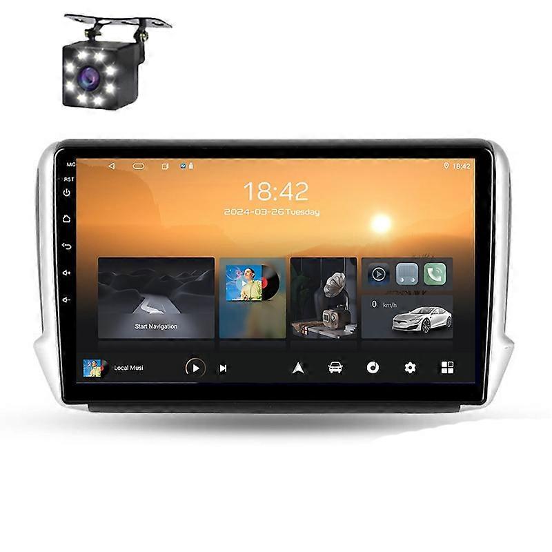 Car Radio Android For Peugeot 2008 1 2013 - 2020 Multimedia Player Stereo Auto