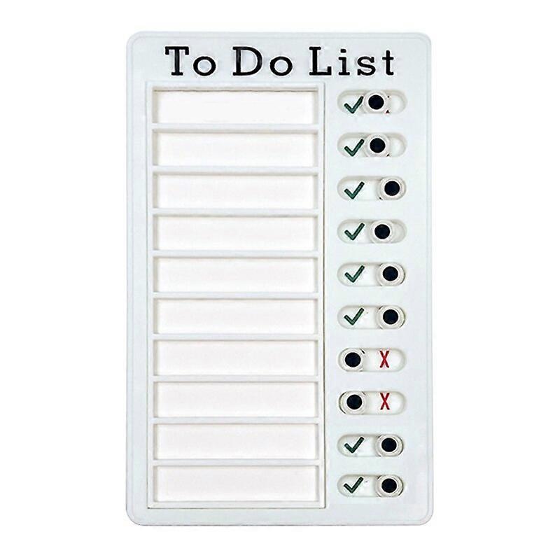 Daily Task Planning Board Portable Plastic Memo Checklist Board Detachable Reusable Memo Checklist for Child Students 24BB