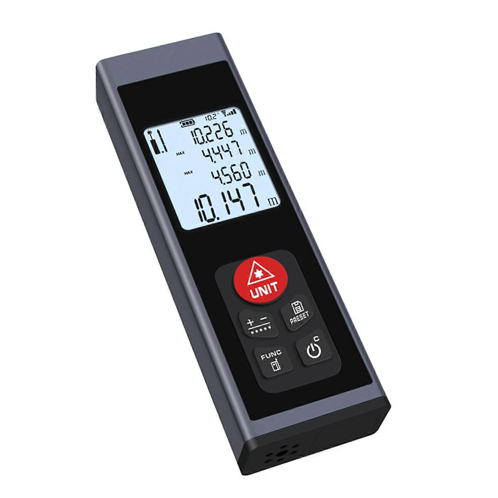 Handheld Digital Laser Point Distance Meter 100M Measure Tape Range Finder FT