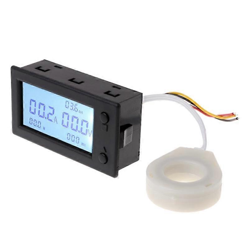 Hall Effect Coulometer Digital Voltmeter Ammeter Energy Meter DC300V 100A 200A
