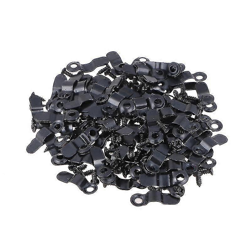 200pcs Photo Frame Arch Shape Photo Frame Back Plates Tablet Frame Locks For Decoration Brad Embellishment Buttons Diy Photo Album Frame Rotating Scra