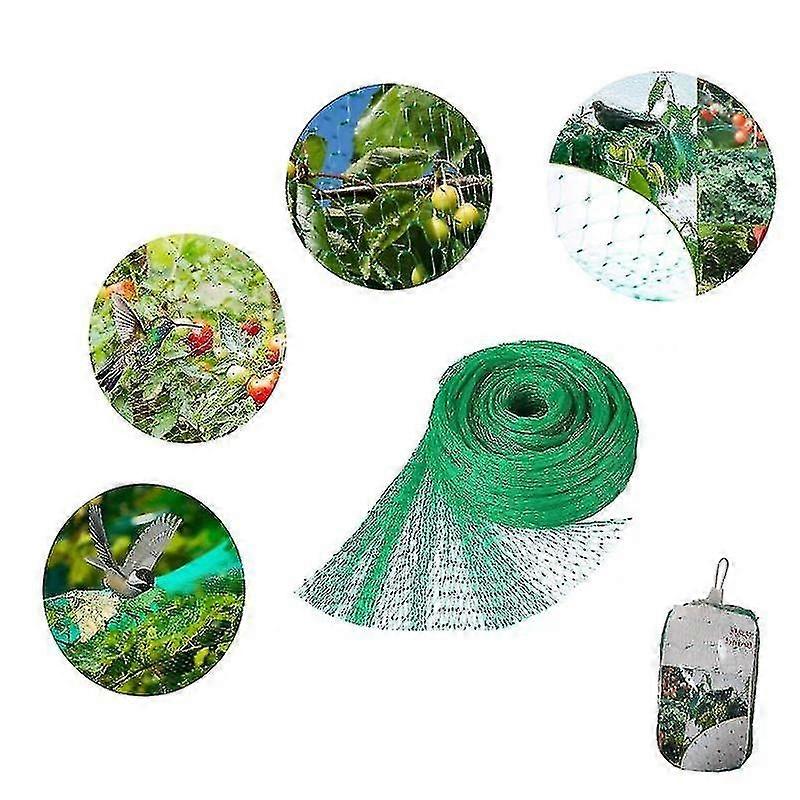 Green Bird Protection Net For Poultry Seedlings, Vegetables, Fruits, Shrubs, Reusable Fence
