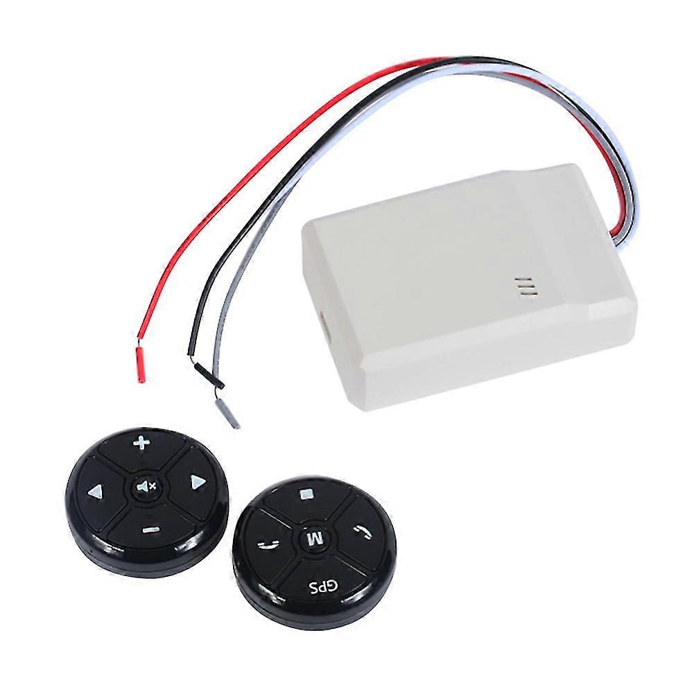 Car DVD Remote Control Button Wireless 1W Multifunction Portable Steering Wheel