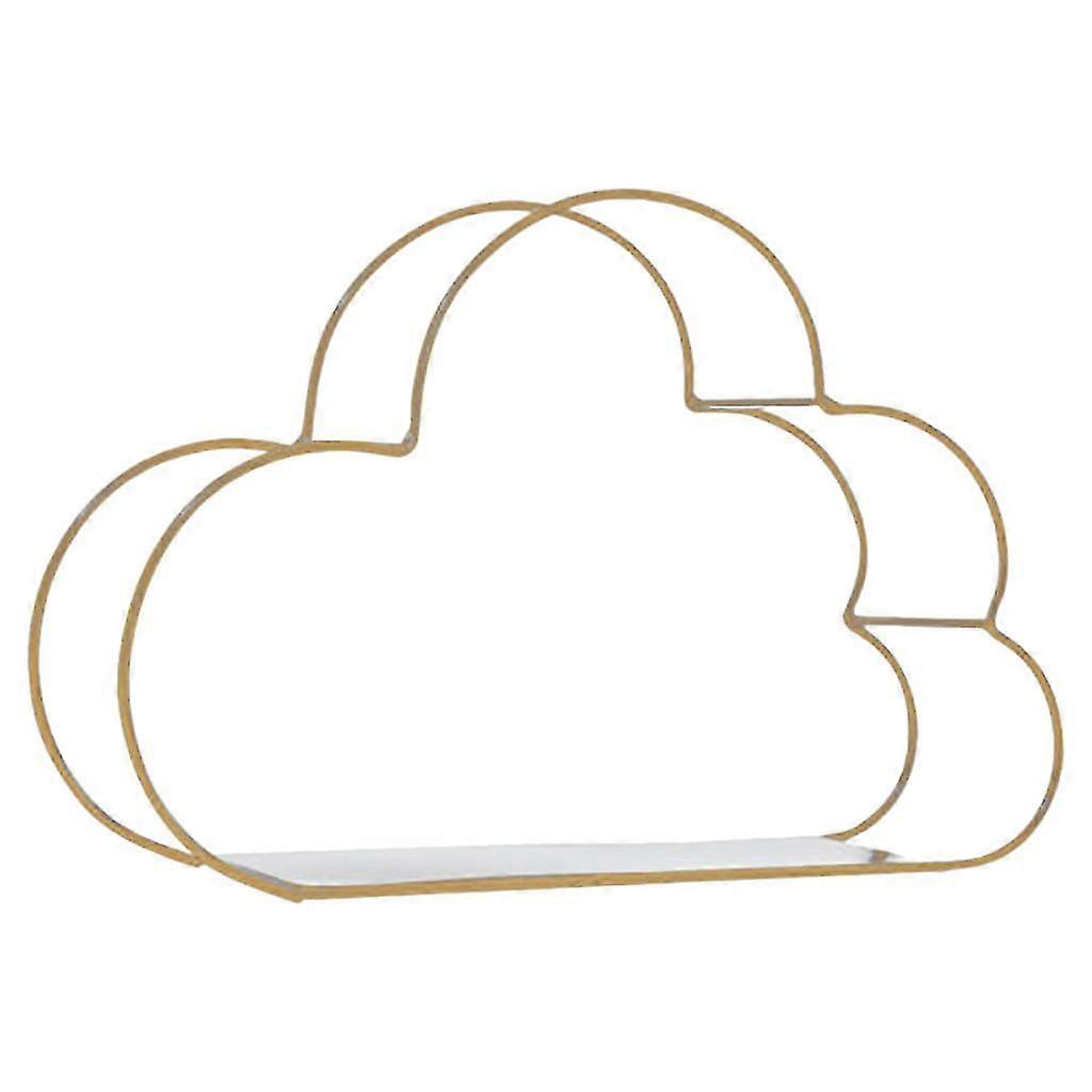 Cloud Shaped Wall Mounted Display Storage Shelf Organization Rack Home Decor